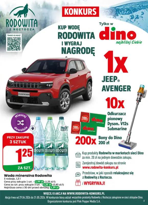 Dino - gazetka promocyjna Gazetka 19 / 2026 od środy 06.05 do wtorku 12.05 - strona 5