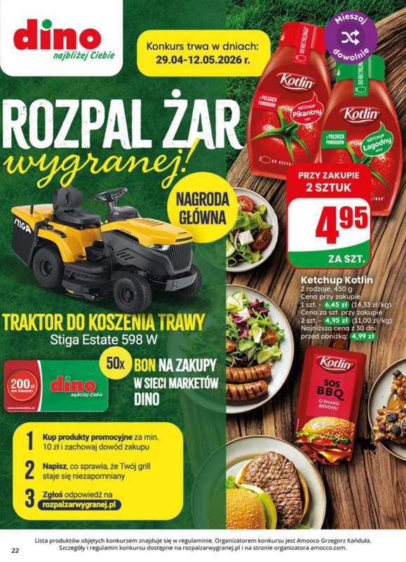 Dino - gazetka promocyjna Gazetka 19 / 2026 od środy 06.05 do wtorku 12.05 - strona 22