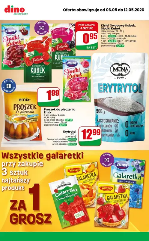 Dino - gazetka promocyjna MEGA promocje! od środy 06.05 do wtorku 12.05 - strona 6
