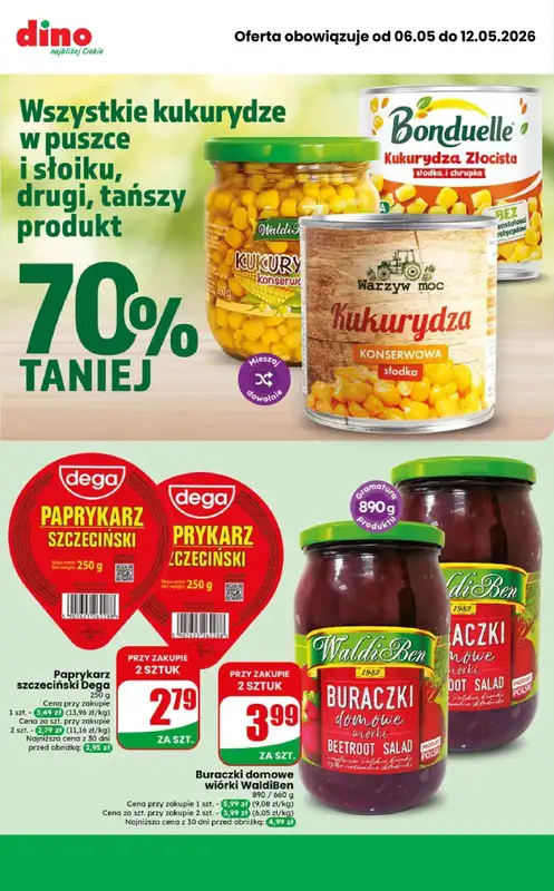 Dino - gazetka promocyjna MEGA promocje! od środy 06.05 do wtorku 12.05 - strona 7
