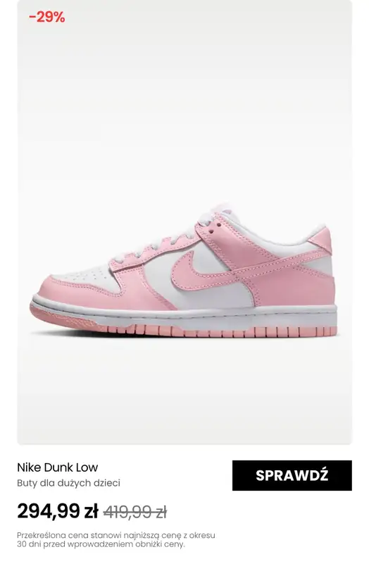 BEST SALE - gazetka promocyjna Nike | Wyprzedaż butów dla całej rodziny od wtorku 05.05  - strona 7