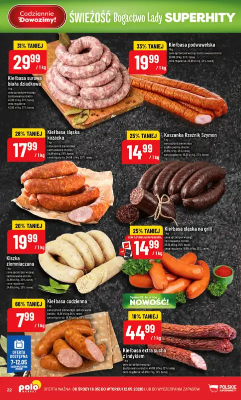 POLOmarket - gazetka promocyjna Gazetka od środy 06.05 do wtorku 12.05 - strona 22