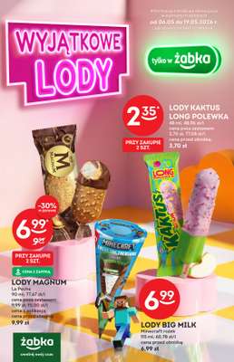 Żabka - gazetka promocyjna Katalog lodowy od środy 06.05 do wtorku 19.05