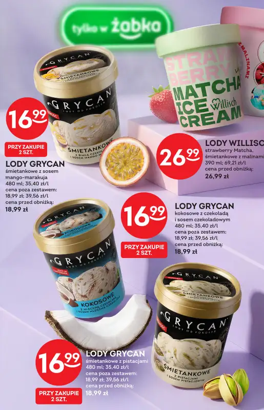 Żabka - gazetka promocyjna Katalog lodowy od środy 06.05 do wtorku 19.05 - strona 16