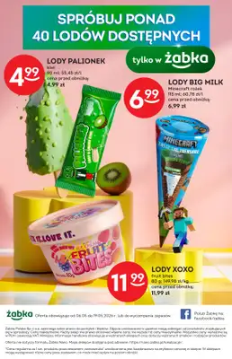 Żabka - gazetka promocyjna Katalog lodowy od środy 06.05 do wtorku 19.05 - strona 18