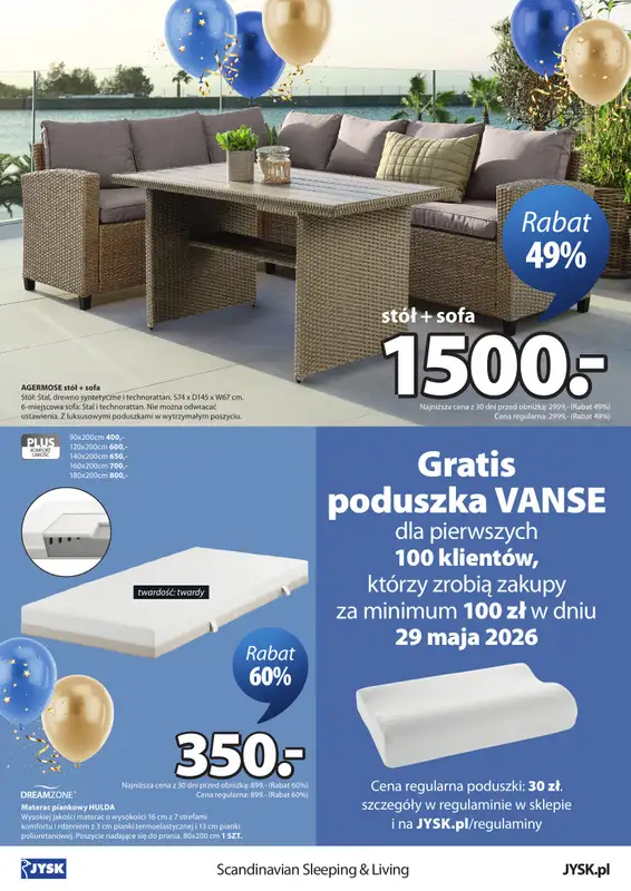Jysk - gazetka promocyjna SOCHACZEW: Wielkie Otwarcie JYSK! Już 29.05.2026! od piątku 29.05 do soboty 06.06 - strona 2