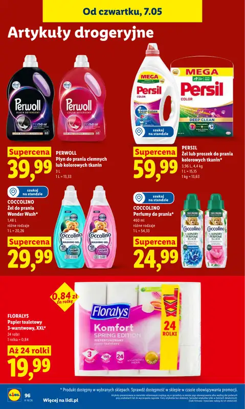 Lidl - gazetka promocyjna Oferta od czwartku od czwartku 07.05 do soboty 09.05 - strona 100