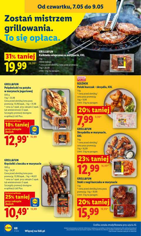 Lidl - gazetka promocyjna Oferta od czwartku od czwartku 07.05 do soboty 09.05 - strona 68