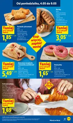 Lidl - gazetka promocyjna Oferta od czwartku od czwartku 07.05 do soboty 09.05 - strona 65