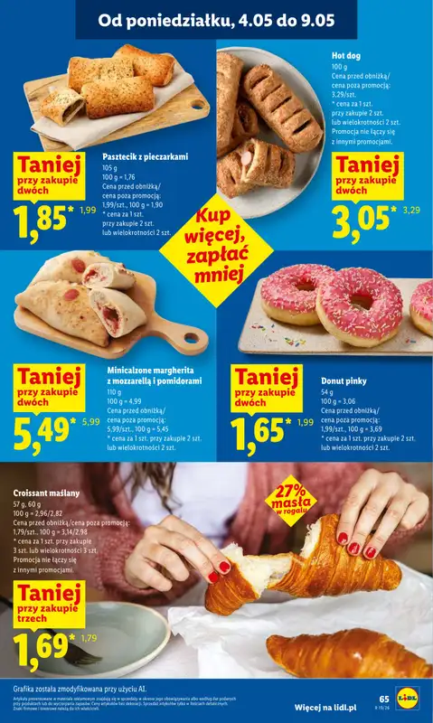 Lidl - gazetka promocyjna Oferta od czwartku od czwartku 07.05 do soboty 09.05 - strona 65