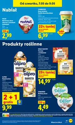 Lidl - gazetka promocyjna Oferta od czwartku od czwartku 07.05 do soboty 09.05 - strona 77