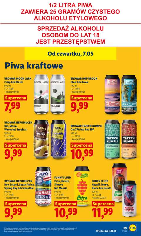 Lidl - gazetka promocyjna Oferta od czwartku od czwartku 07.05 do soboty 09.05 - strona 93