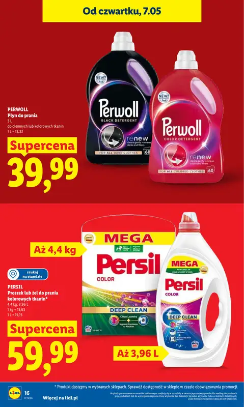 Lidl - gazetka promocyjna Oferta od czwartku od czwartku 07.05 do soboty 09.05 - strona 16