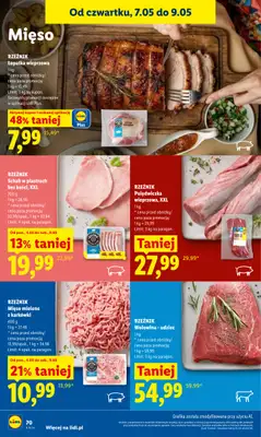 Lidl - gazetka promocyjna Oferta od czwartku od czwartku 07.05 do soboty 09.05 - strona 70