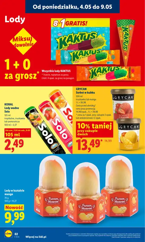 Lidl - gazetka promocyjna Oferta od czwartku od czwartku 07.05 do soboty 09.05 - strona 82