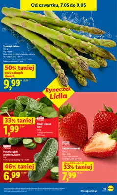 Lidl - gazetka promocyjna Oferta od czwartku od czwartku 07.05 do soboty 09.05 - strona 43