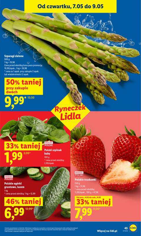 Lidl - gazetka promocyjna Oferta od czwartku od czwartku 07.05 do soboty 09.05 - strona 43