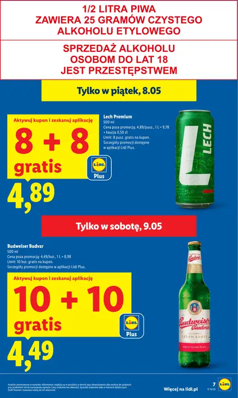 Lidl - gazetka promocyjna Oferta od czwartku od czwartku 07.05 do soboty 09.05 - strona 7