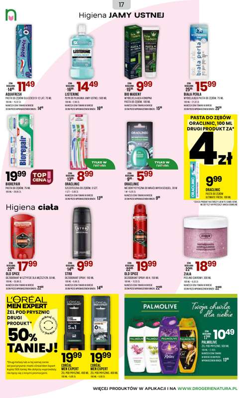 Drogerie Natura - gazetka promocyjna Gazetka od środy 06.05 do niedzieli 17.05 - strona 17