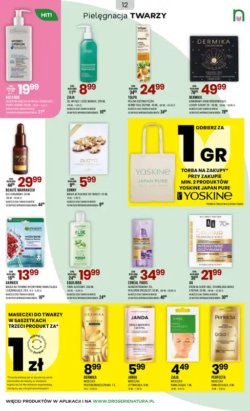Drogerie Natura - gazetka promocyjna Gazetka od środy 06.05 do niedzieli 17.05 - strona 12