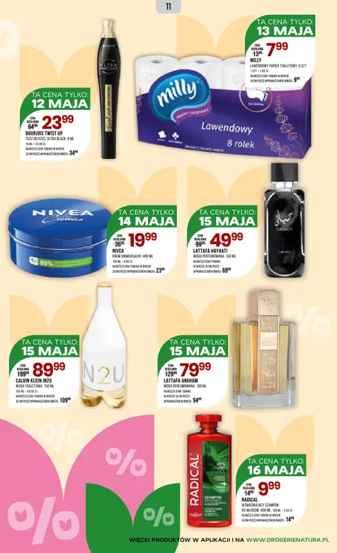 Drogerie Natura - gazetka promocyjna Gazetka od środy 06.05 do niedzieli 17.05 - strona 11