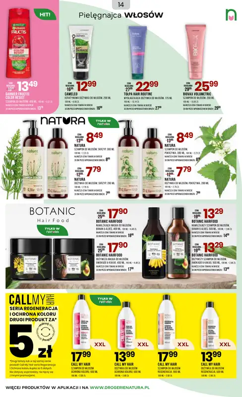 Drogerie Natura - gazetka promocyjna Gazetka od środy 06.05 do niedzieli 17.05 - strona 14