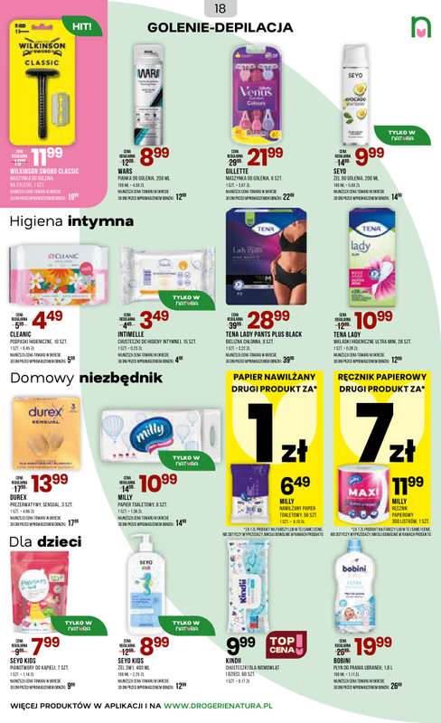 Drogerie Natura - gazetka promocyjna Gazetka od środy 06.05 do niedzieli 17.05 - strona 18