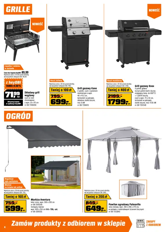 OBI - gazetka promocyjna Gazetka od środy 06.05 do wtorku 19.05 - strona 4