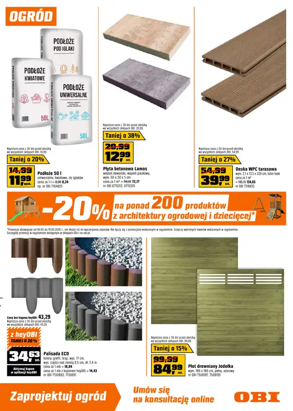 OBI - gazetka promocyjna Gazetka od środy 06.05 do wtorku 19.05 - strona 3