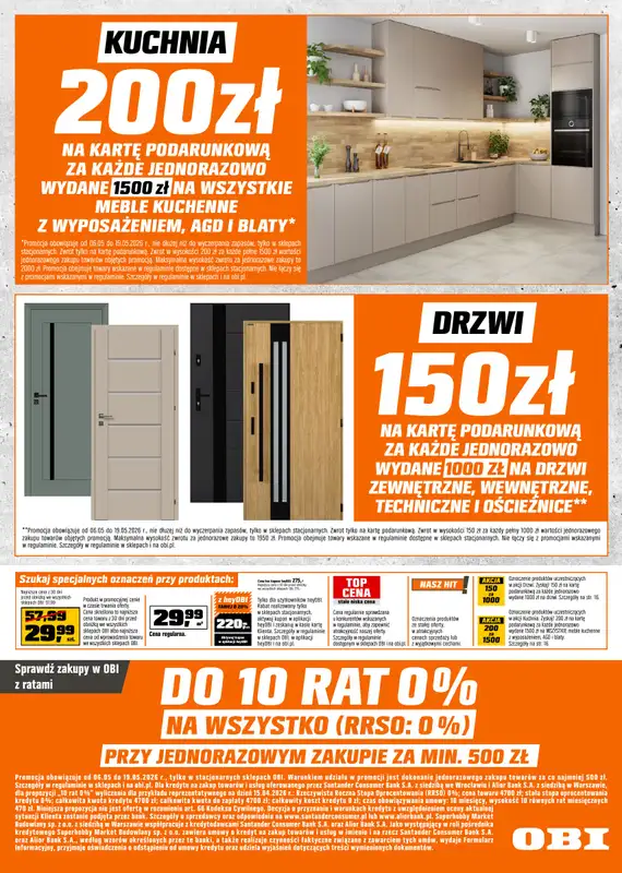 OBI - gazetka promocyjna Gazetka od środy 06.05 do wtorku 19.05 - strona 16