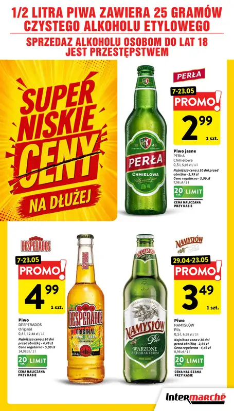 Intermarche - gazetka promocyjna Super niskie ceny na dłużej od czwartku 07.05 do soboty 23.05 - strona 5