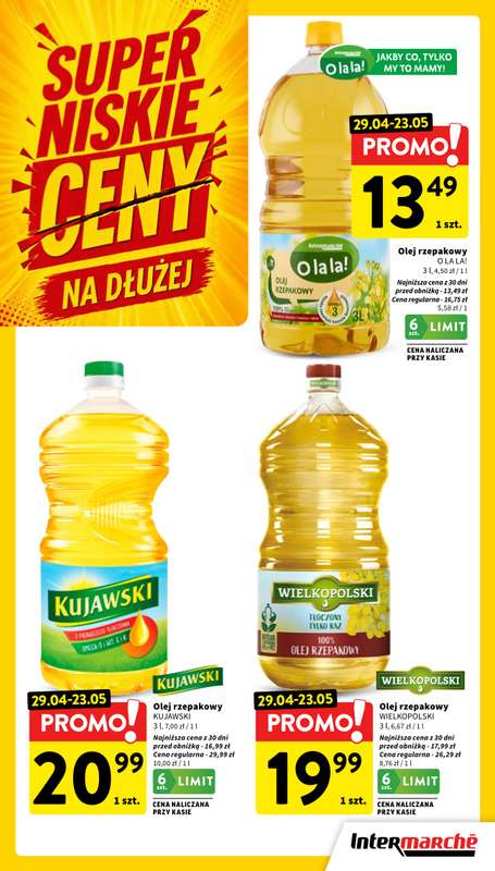 Intermarche - gazetka promocyjna Super niskie ceny na dłużej od czwartku 07.05 do soboty 23.05 - strona 4