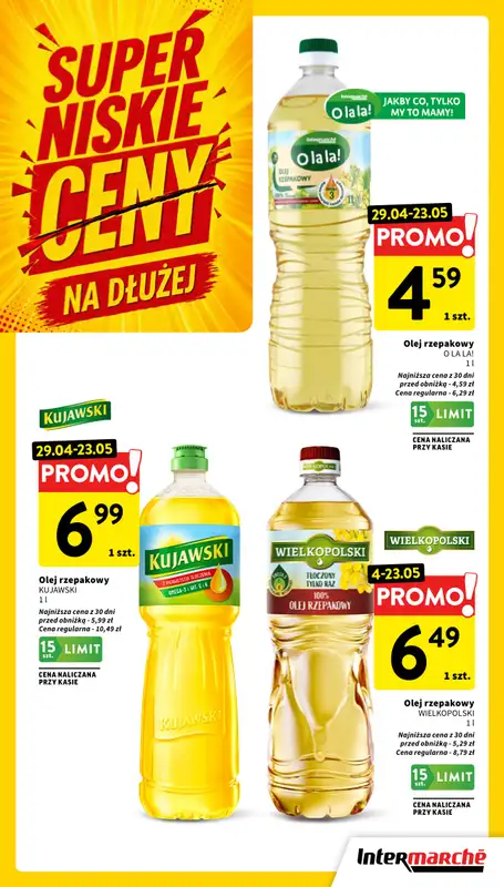 Intermarche - gazetka promocyjna Super niskie ceny na dłużej od czwartku 07.05 do soboty 23.05 - strona 3