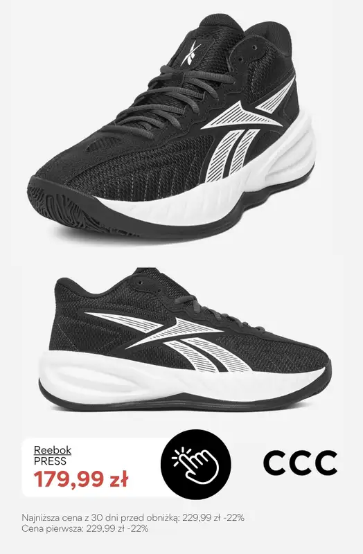 CCC - gazetka promocyjna Damskie obuwie marki REEBOK - sprawdź PROMOCJE! od środy 06.05  - strona 5