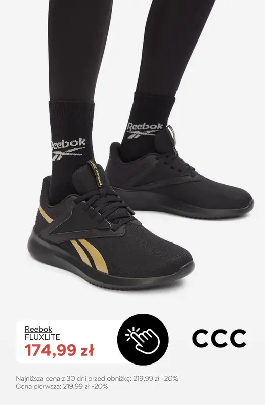 CCC - gazetka promocyjna Damskie obuwie marki REEBOK - sprawdź PROMOCJE! od środy 06.05  - strona 4