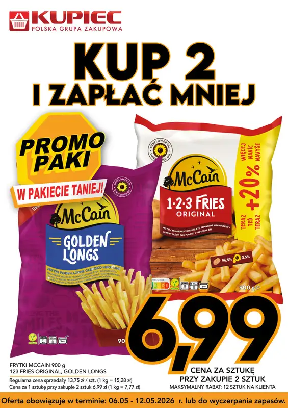 Kupiec - gazetka promocyjna Promopaki od środy 06.05 do wtorku 12.05 - strona 4