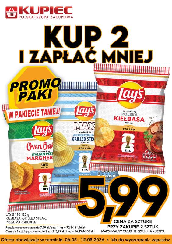 Kupiec - gazetka promocyjna Promopaki od środy 06.05 do wtorku 12.05 - strona 5