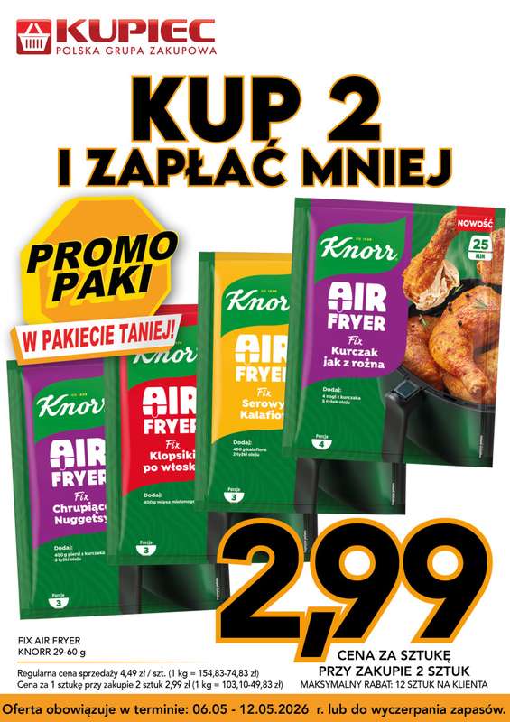 Kupiec - gazetka promocyjna Promopaki od środy 06.05 do wtorku 12.05 - strona 7