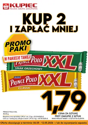 Kupiec - gazetka promocyjna Promopaki od środy 06.05 do wtorku 12.05 - strona 2