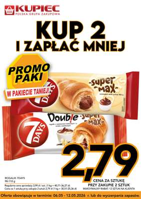 Rogalik 7Days Super Max croissant with cocoa filling