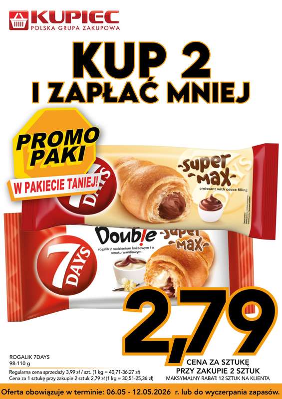 Kupiec - gazetka promocyjna Promopaki od środy 06.05 do wtorku 12.05 - strona 13