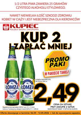 Kupiec - gazetka promocyjna Promopaki od środy 06.05 do wtorku 12.05 - strona 6