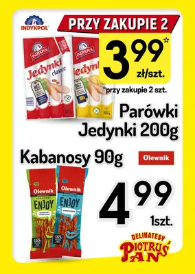 Delikatesy Piotruś Pan - gazetka promocyjna Plakaty promocyjne od środy 06.05 do środy 13.05