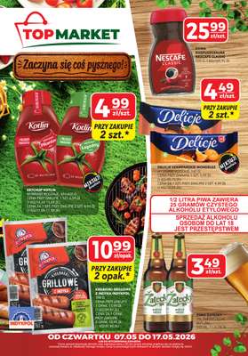 Top Market - gazetka promocyjna Gazetka od czwartku 07.05 do niedzieli 17.05