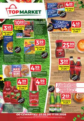 Top Market - gazetka promocyjna Gazetka od czwartku 07.05 do niedzieli 17.05