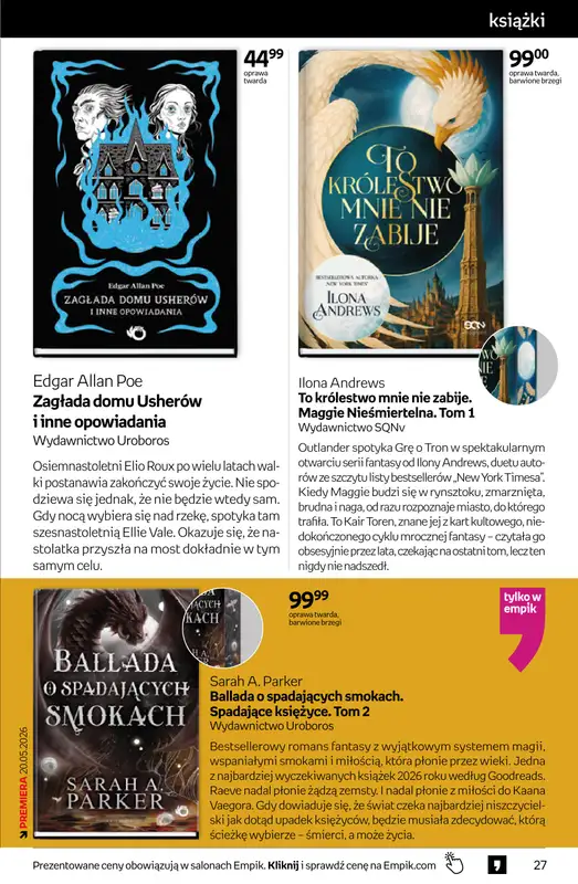 Empik - gazetka promocyjna Tom kultury: książki od środy 06.05 do wtorku 19.05 - strona 27