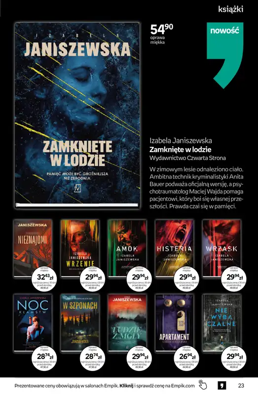 Empik - gazetka promocyjna Tom kultury: książki od środy 06.05 do wtorku 19.05 - strona 23