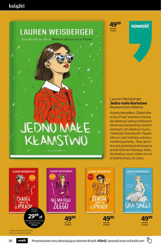 Empik - gazetka promocyjna Tom kultury: książki od środy 06.05 do wtorku 19.05 - strona 16