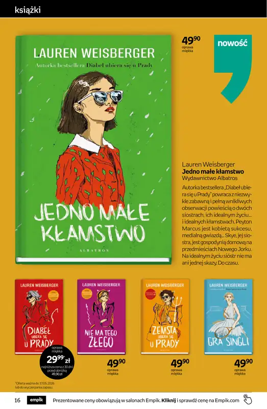 Empik - gazetka promocyjna Tom kultury: książki od środy 06.05 do wtorku 19.05 - strona 16