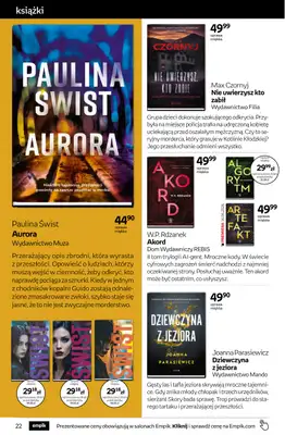 Empik - gazetka promocyjna Tom kultury: książki od środy 06.05 do wtorku 19.05 - strona 22